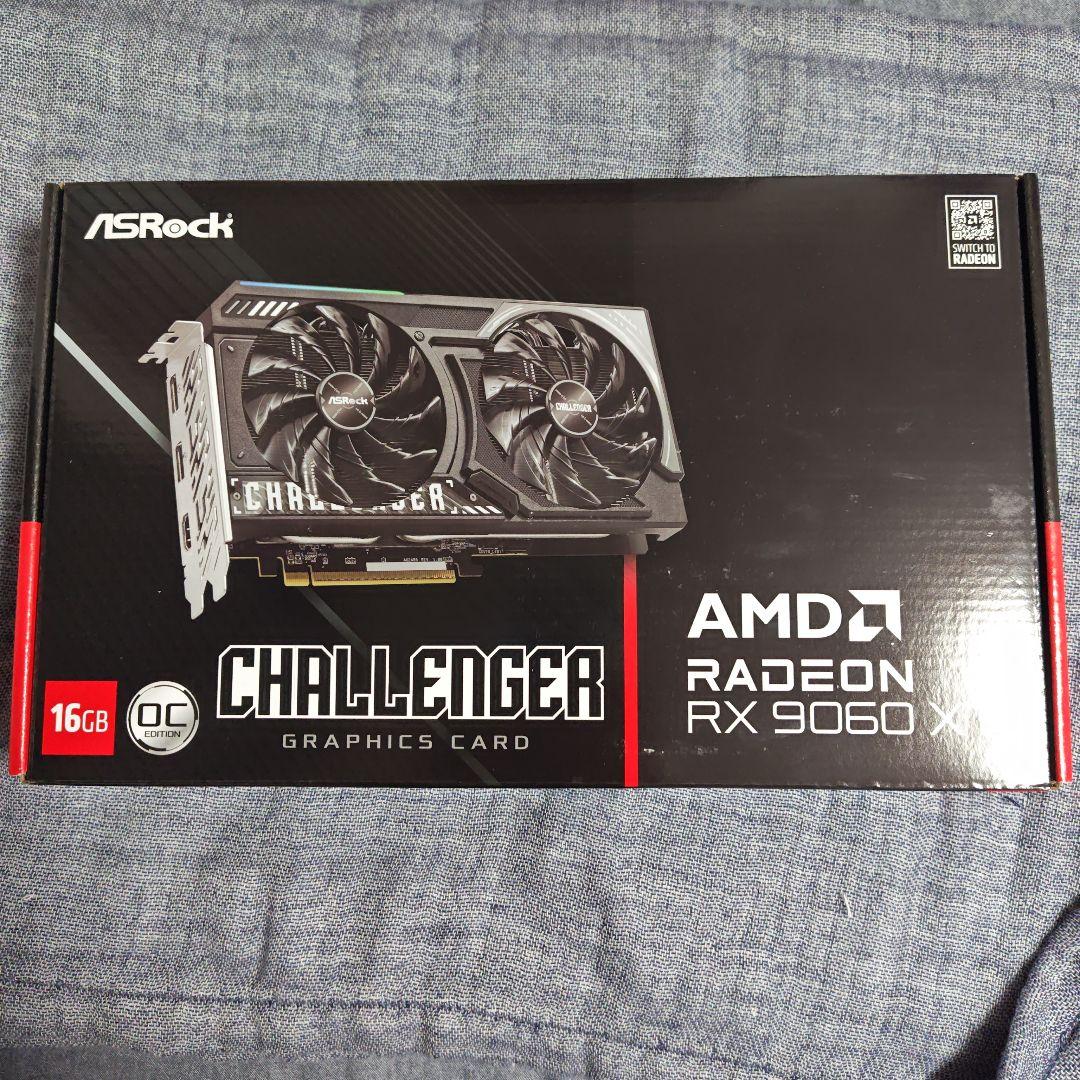 グラフィックボード・グラボ・ビデオカード ASRock Radeon RX 9060 XT CHALLENGER 16GB