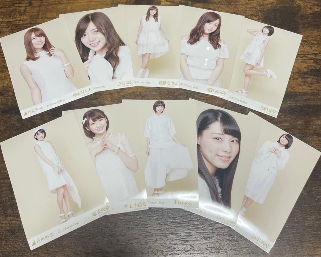 乃木坂46 生写真　2017 lucky bag