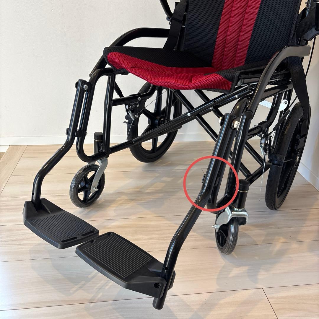 【tukinami】【訳あり・新品】介助用車椅子　折りたたみ介助式車椅子