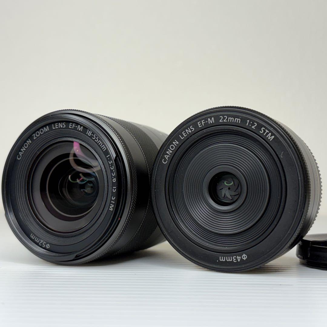 ⭐️美品⭐️ Canon ミラーレス一眼カメラ EOS M ダブルレンズキット