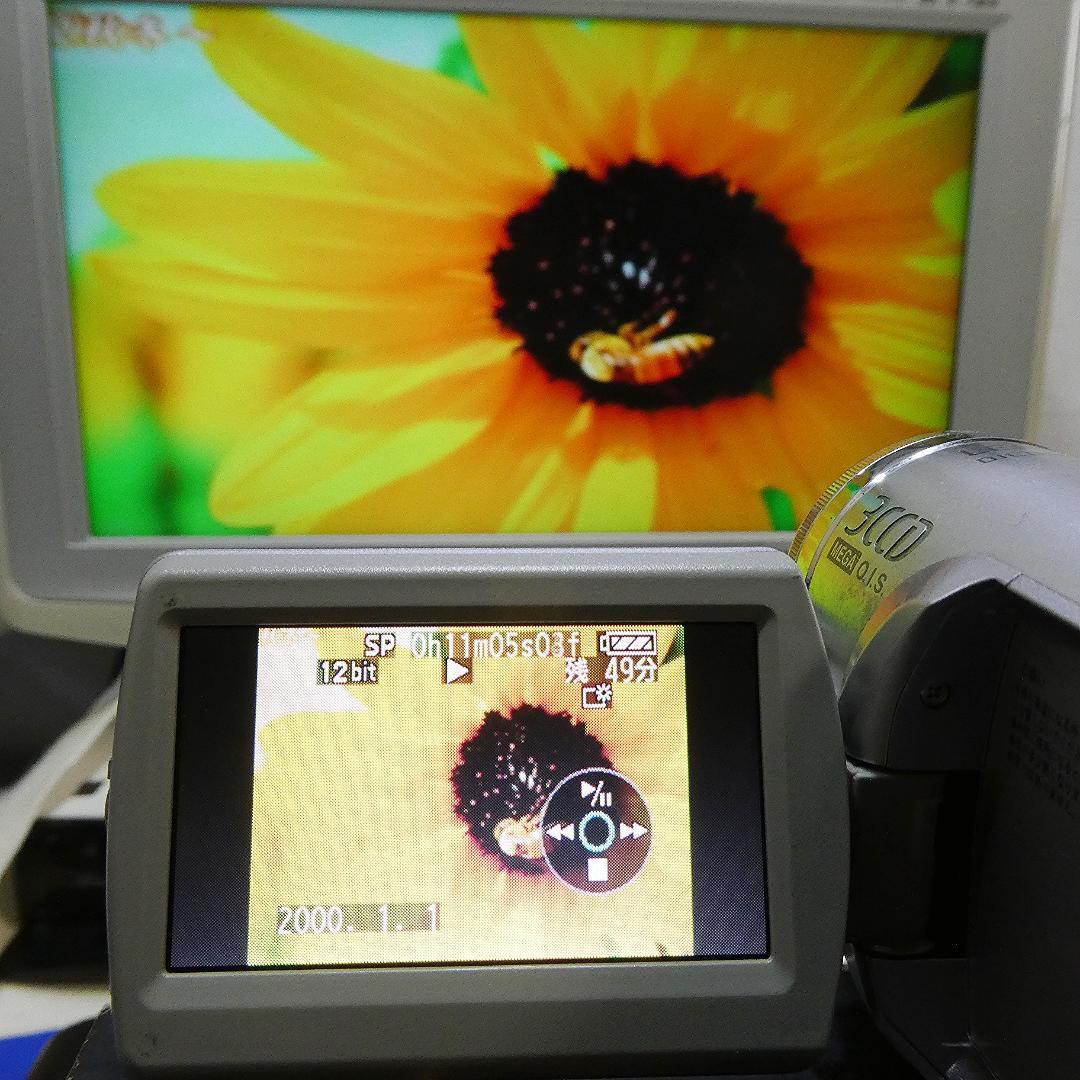 パナソニック NV-GS300動作良好 MiniDVビデオDVDダビングに最適