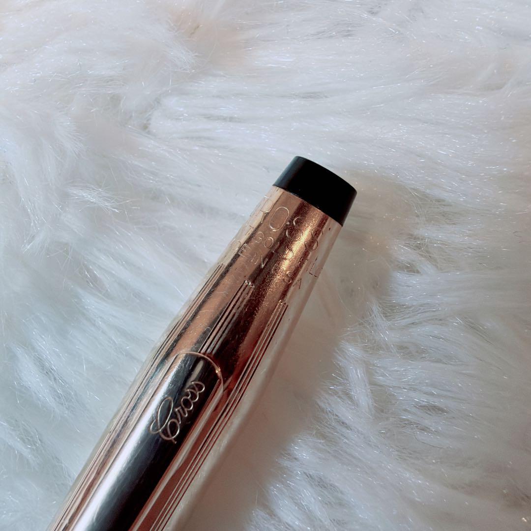 【美品】CROSS クロス 万年筆 14K 585 金張り USA製
