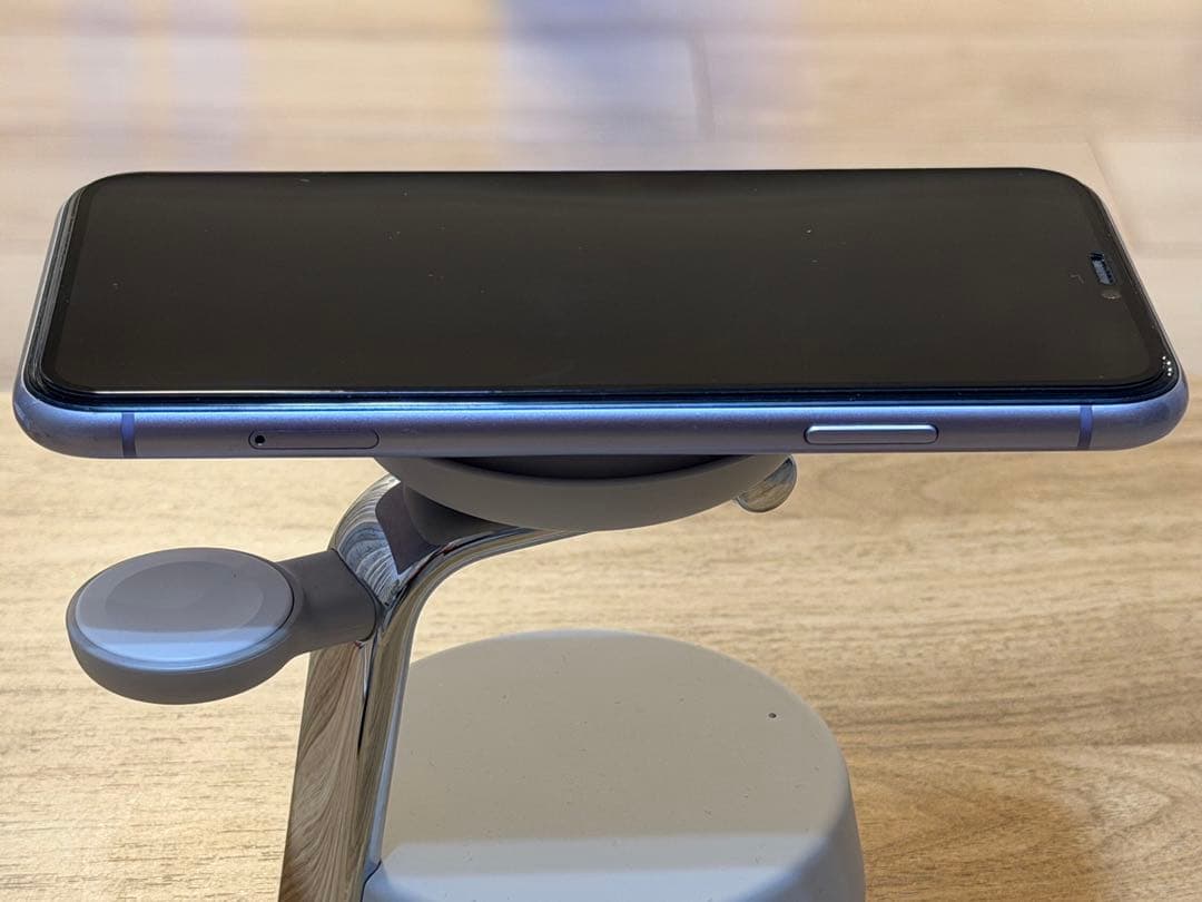 【SIMロック解除済】iPhone 11本体64GB パープル　eSIM設定済