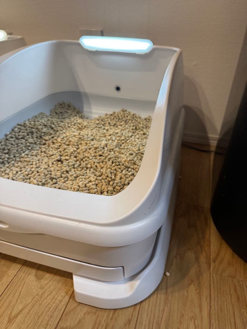 【2個セット】トレッタ 猫 LEDライト付き猫用トイレ