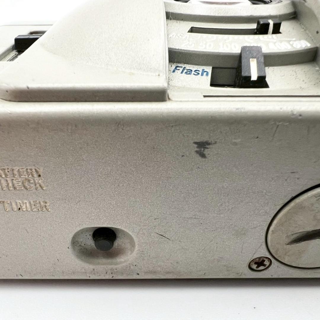 【動作品】OLYMPUS XA2 グレー コンパクト 単焦点 フィルム A11