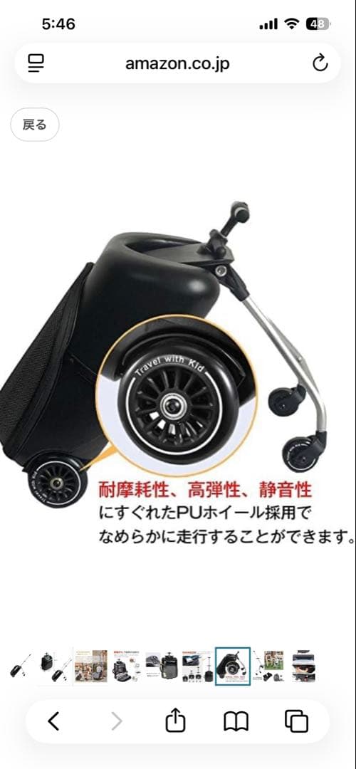 スーツケース乗れる　バギーの代わりに