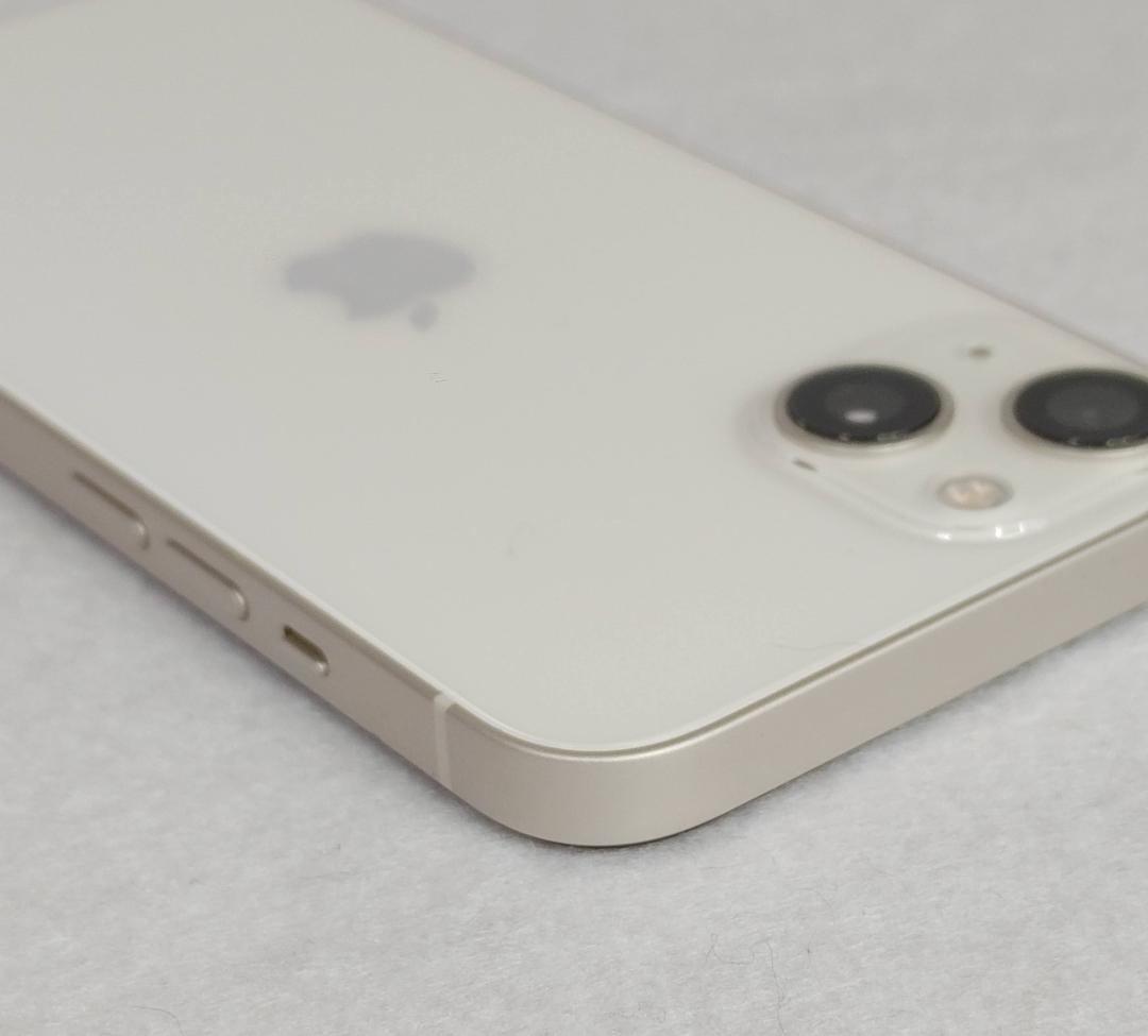 【判定○・simフリー・バッテリー100%】iPhone13 128GBホワイト