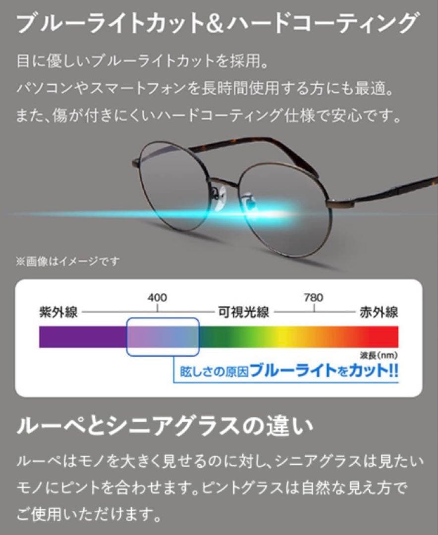 【新品未開封】ピントグラス　PG-708-VT/T 中度レンズ　バイオレット
