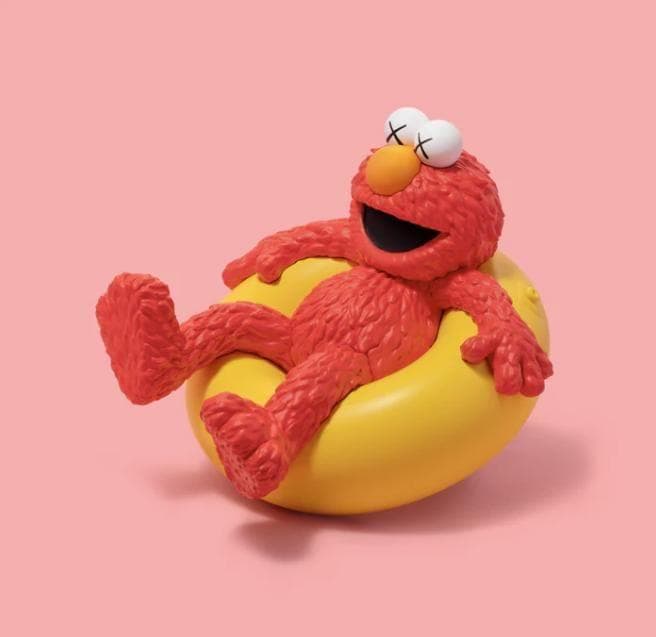 【新品未開封】正規品 DDT Kaws Elmo ソフビ