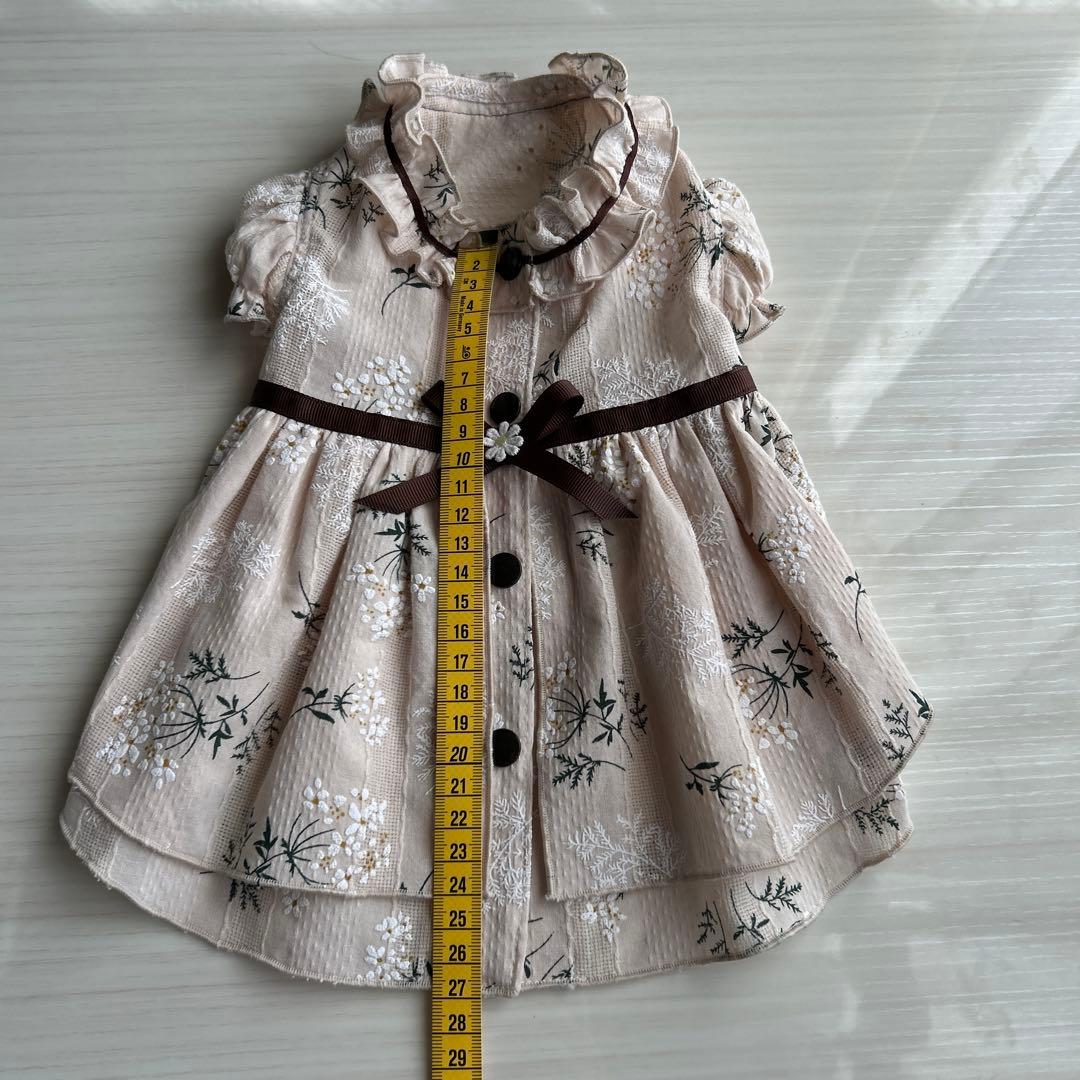 No.445•446 犬服ハンドメイド　バックオープンワンピース 2着