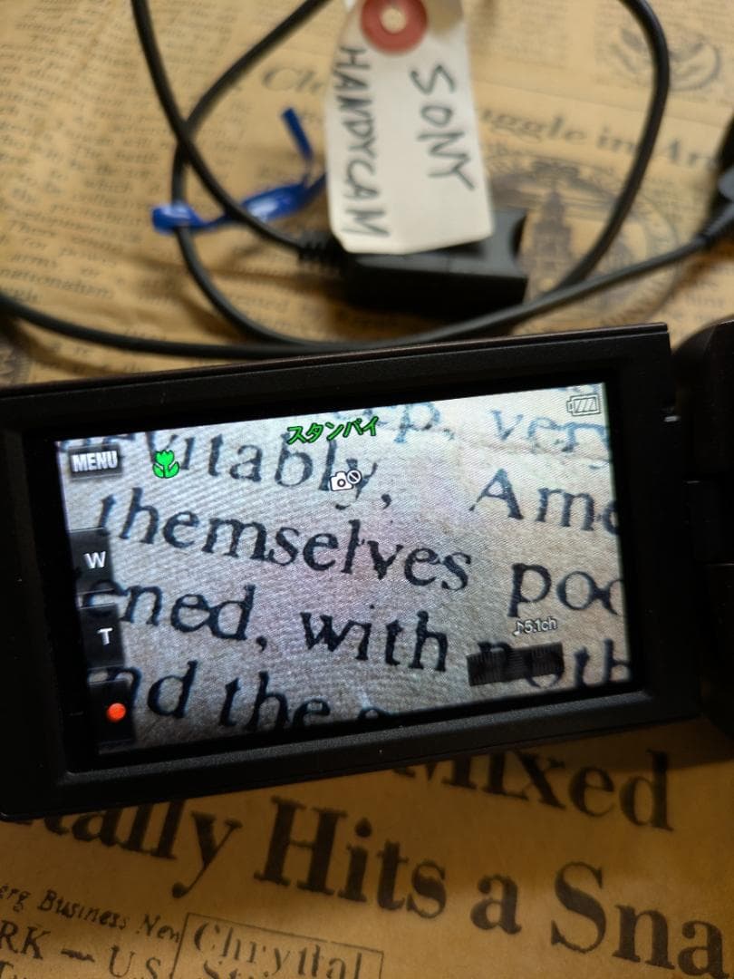 中古　SONY HANDYCAM HDR-CX480