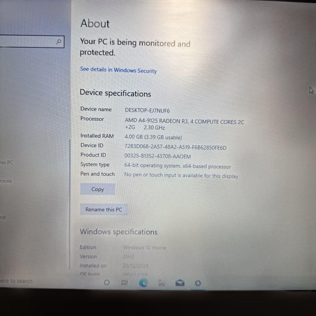 ノートパソコンLenovo ideapad 330 Ram4Gb/500Gb