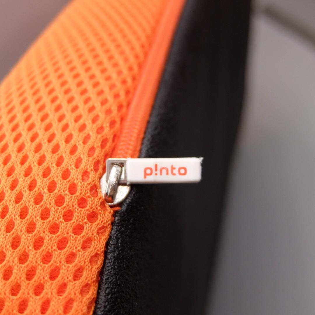ピント メッシュ 姿勢矯正 クッション オレンジ pinto