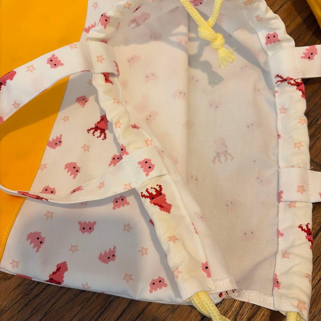 メンダコ　入園入学4点セット♡バッグ♡上履き入れ♡お着替え袋♡コップ入れ