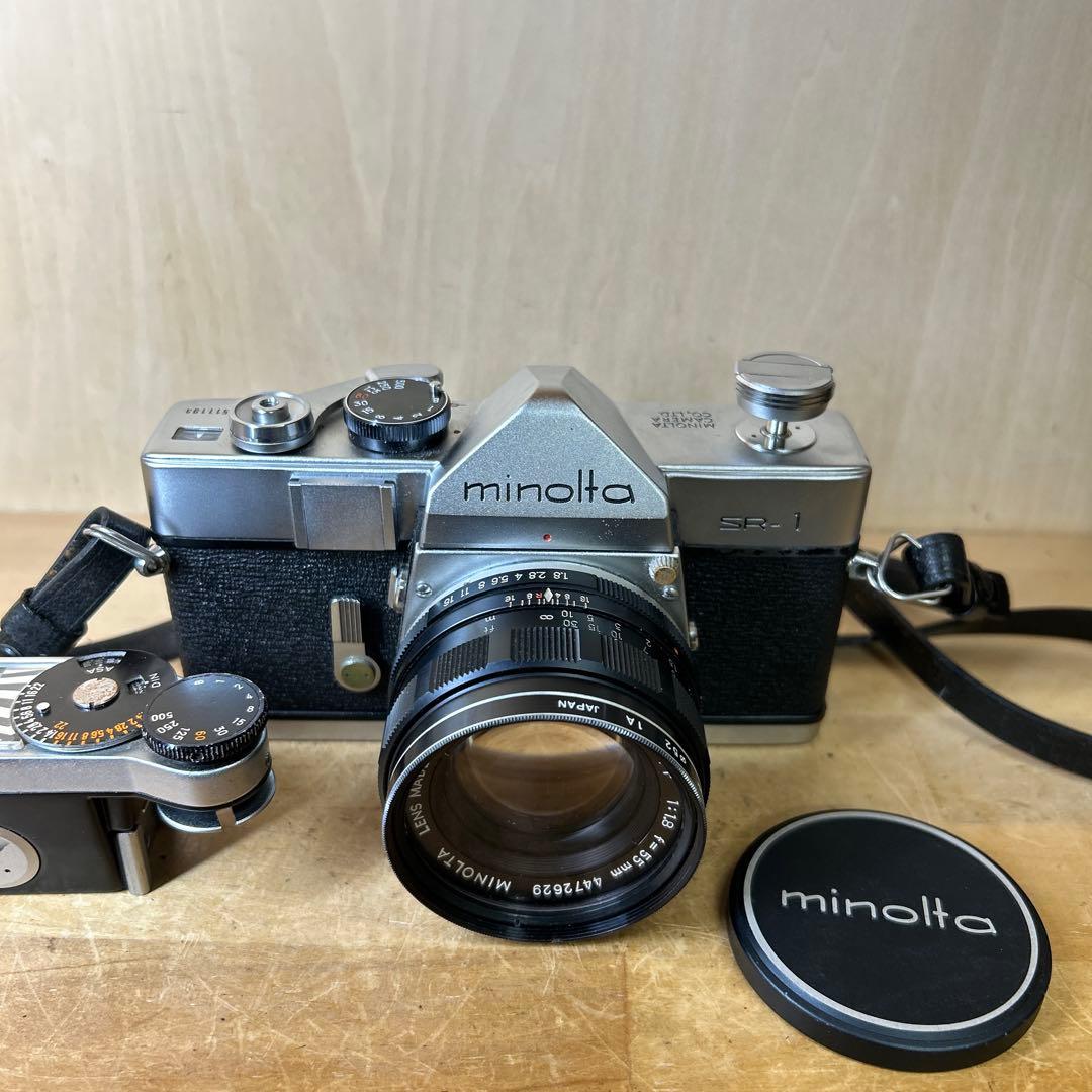 Minolta SR-1+Rokkor-PF 55 f1.8 完動美品