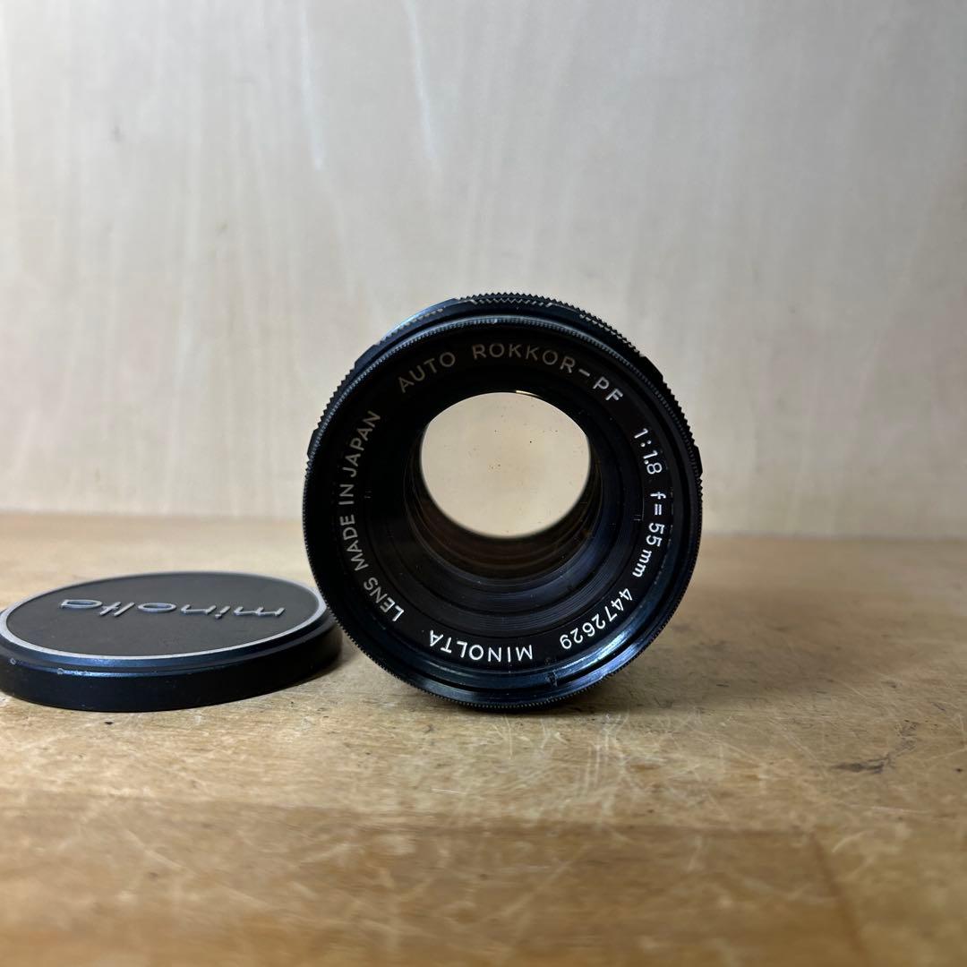 Minolta SR-1+Rokkor-PF 55 f1.8 完動美品