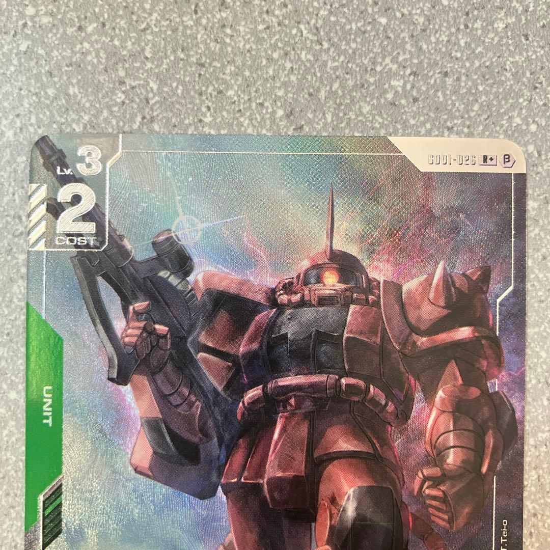 ☆ガンダムカードゲーム☆シャア☆シャアザク☆パラレル☆2枚セット☆未使用☆β版☆