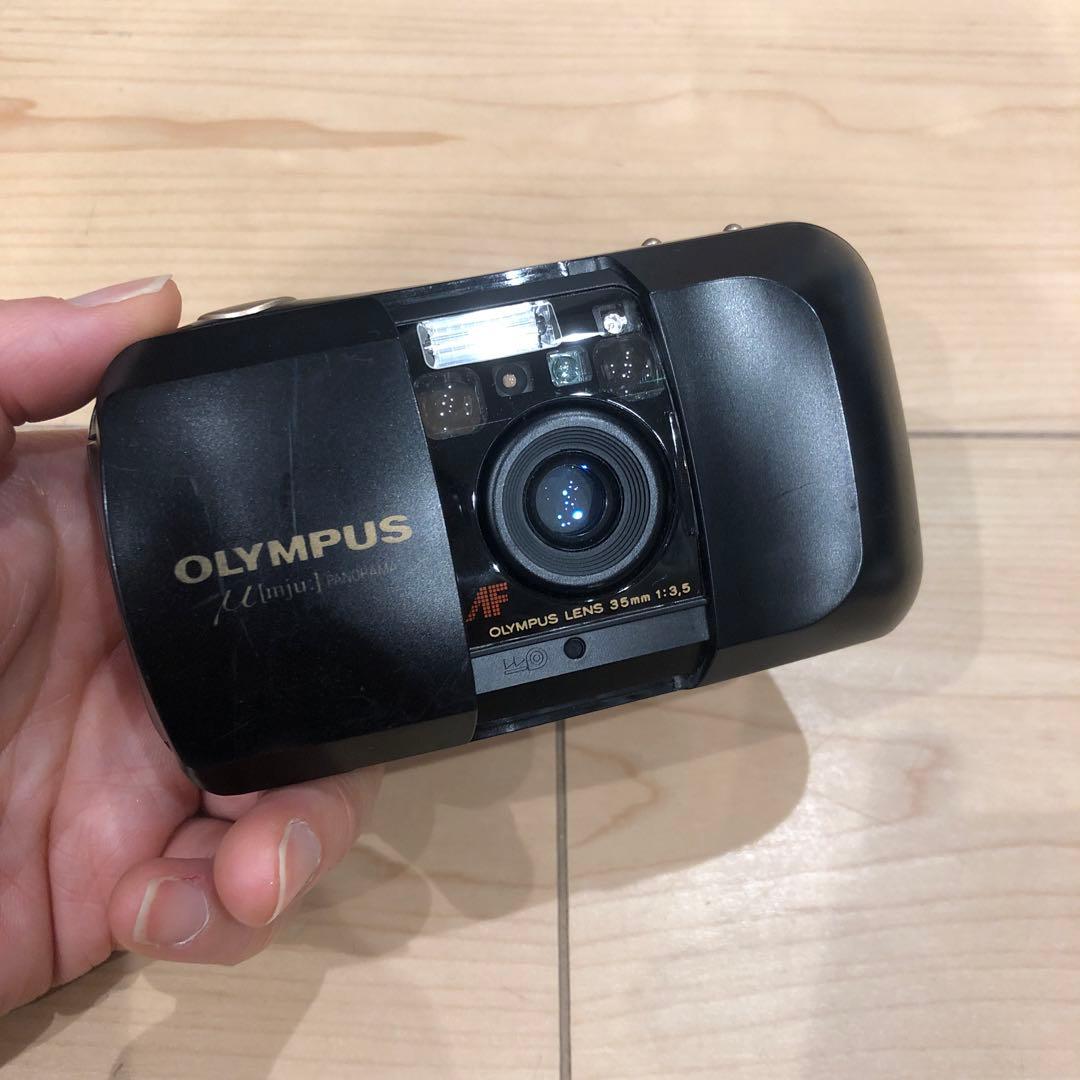 OLYMPUS μ[mju:] コンパクトフィルムカメラ 通電確認