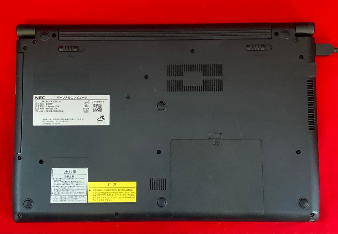 NEC LAVIE ノートPC 分解清掃済み本体