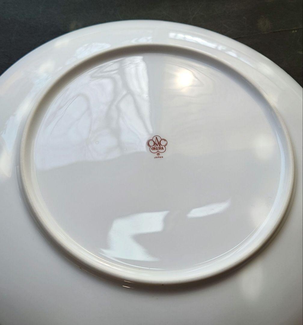 大倉陶園 ブルーローズ 20cm スープ皿　深中皿　金彩　定価8250円×2枚