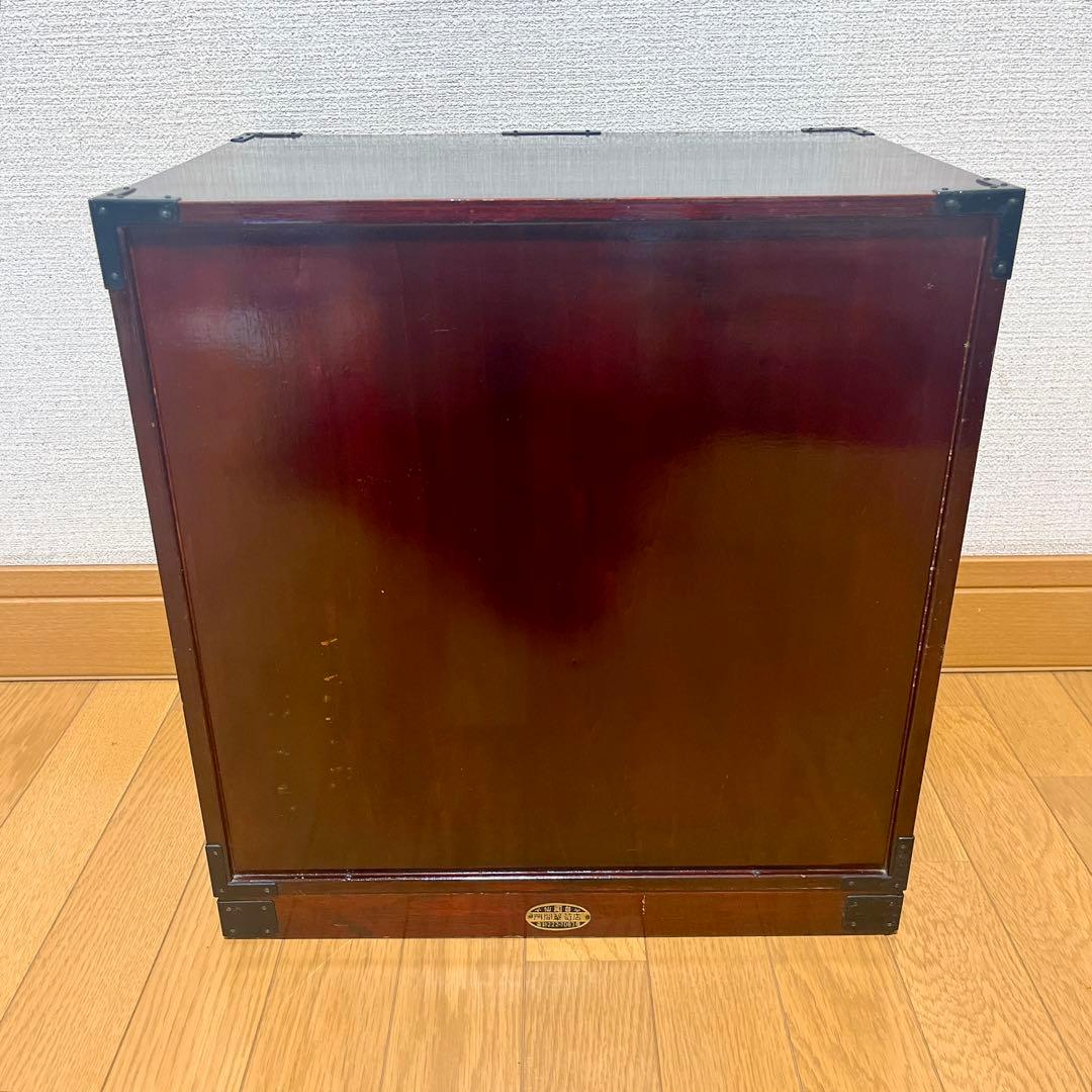 仙台箪笥 門間箪笥 小箪笥 観音開き 欅材 金具 伝統 和箪笥 漆塗 舟箪笥