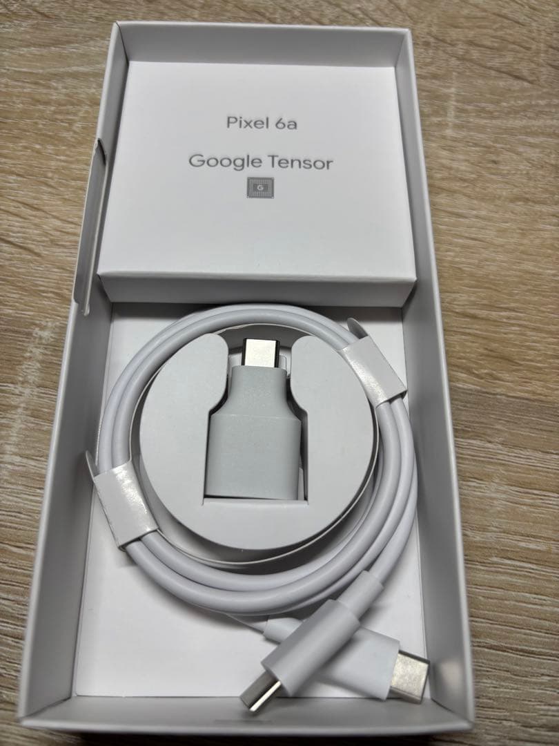 Google Pixel 6a ホワイト 本体 ガラスフィルム&ケース付き