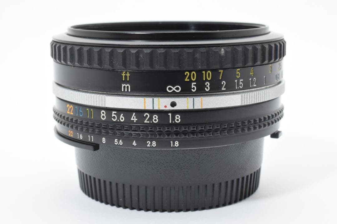 超美品 NIKON AI-S NIKKOR 50mm f1.8 MF H363