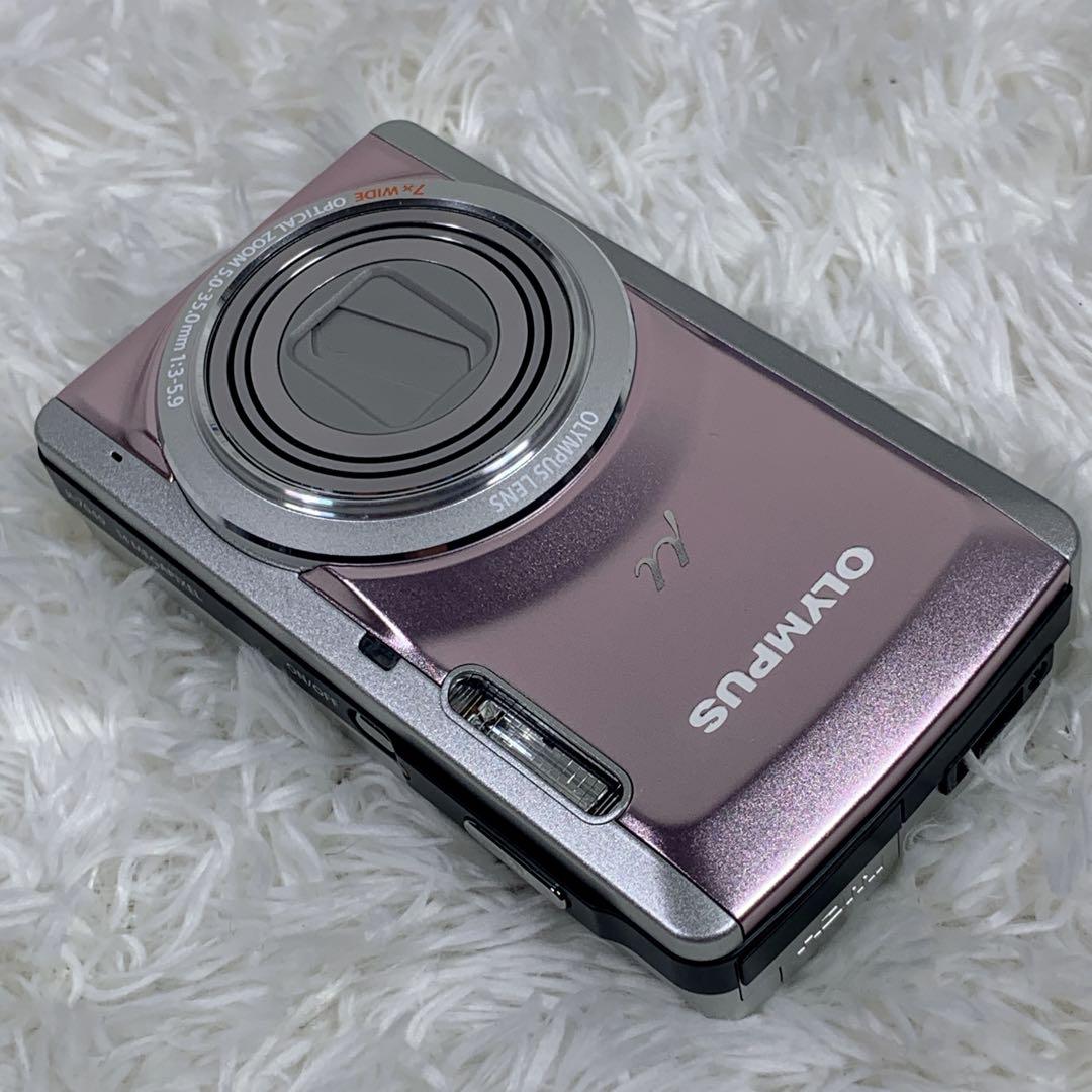 【新品同様品】OLYMPUS μ-7040 ピンク 外箱付 コンデジ