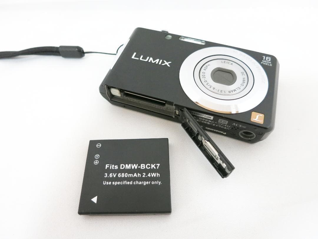 Panasonicコンパクトデジタルカメラ LUMIX DMC-FH5 ブラック