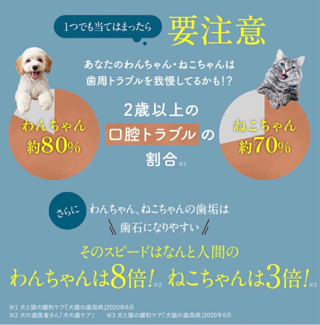 ★犬猫生活★犬猫用 デンタルふりかけ 30包×2＆ピューレ10本セット国産無添加