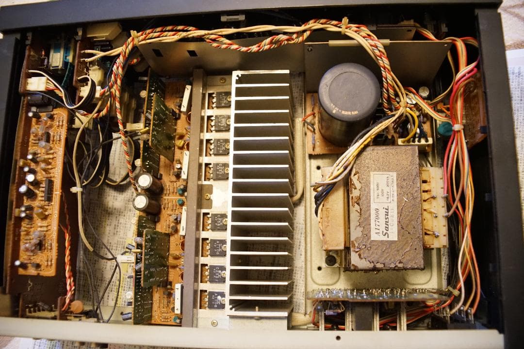SANSUI　プリメインアンプ　AU-D507X　音出し確認