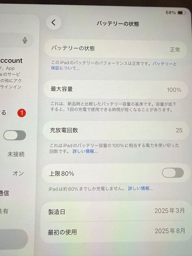 iPad mini 最新 256GB セルラー 美品 純正カバー+フィルム付