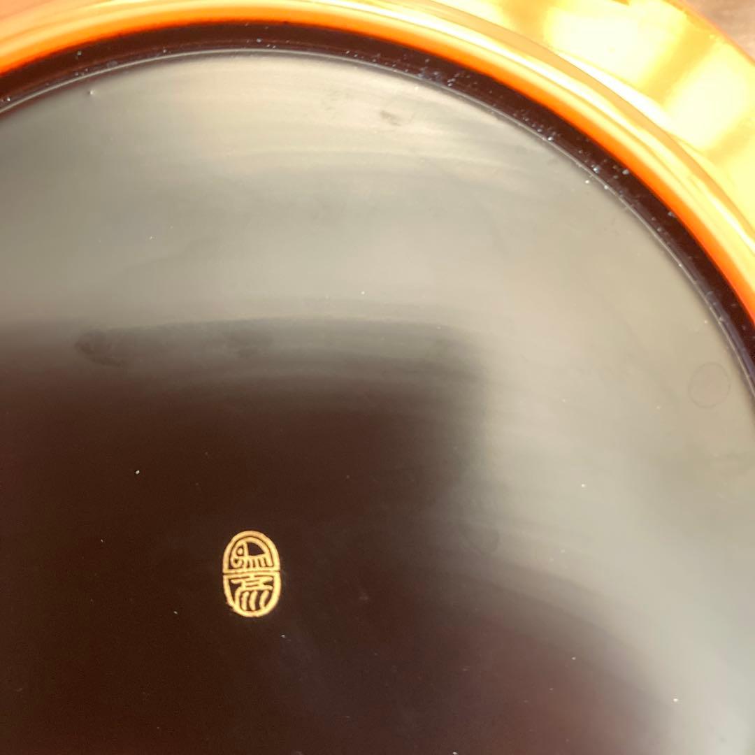 象彦　丸重箱　朱色 二段重