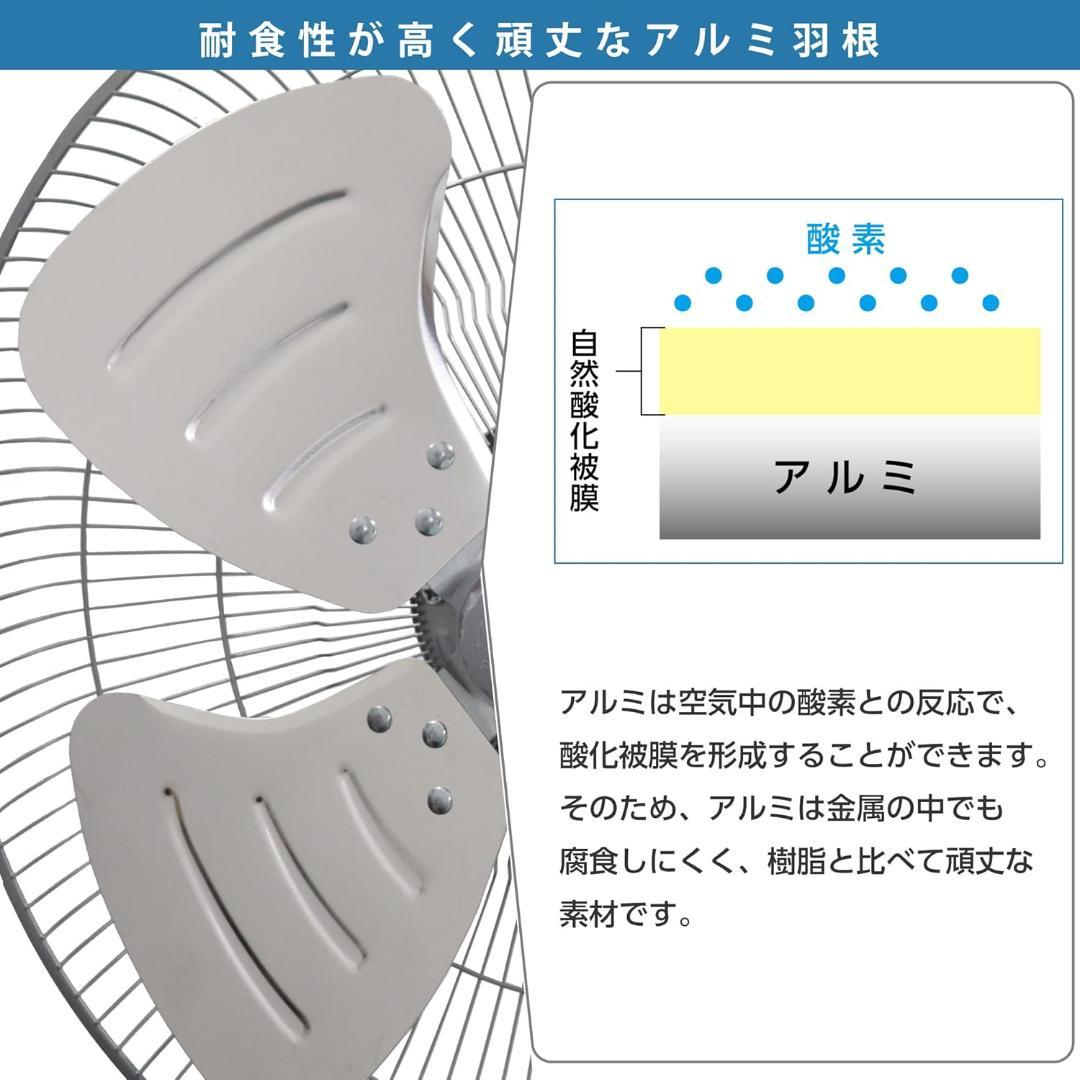 広電 工業扇 工場扇 業務用扇風機 25cm CFF253DMA-AZ