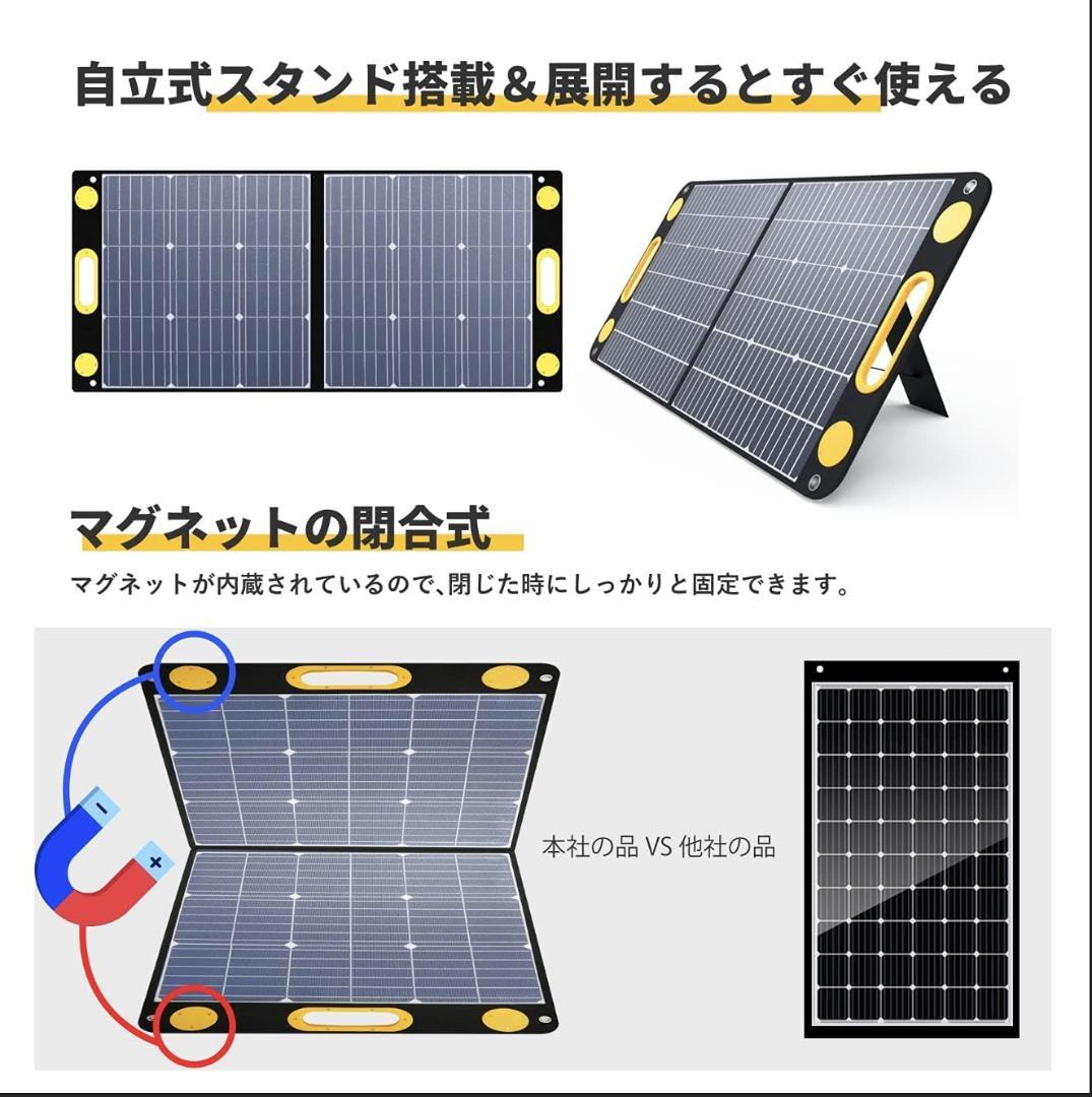 【新品未開封】Togo Power 100W ソーラーパネル 折りたたみ 防災