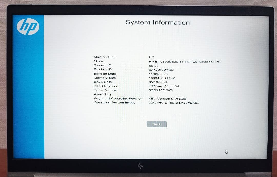 HP EliteBook 630 G9/第12代i5/16GB/office付き
