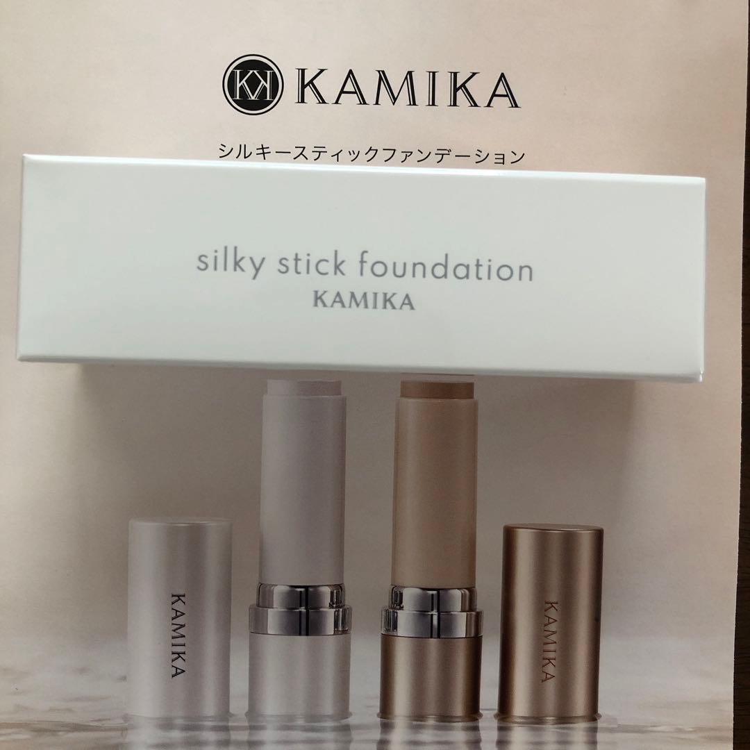 KAMIKA シルキースティックファンデーション ホワイト1本