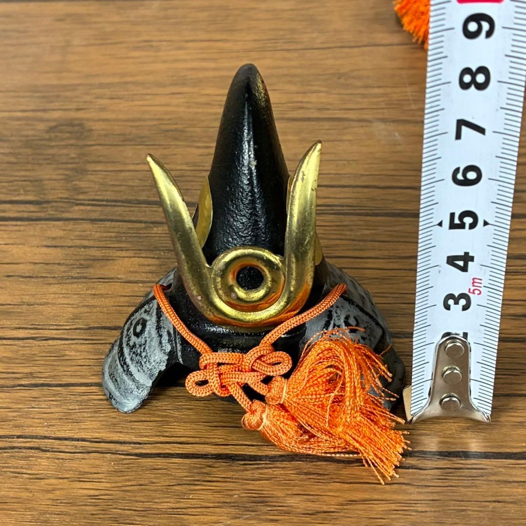 【匿名発送】戦国武将　ミニ兜　豆兜　8点セット　まとめ　アンティーク　レトロ