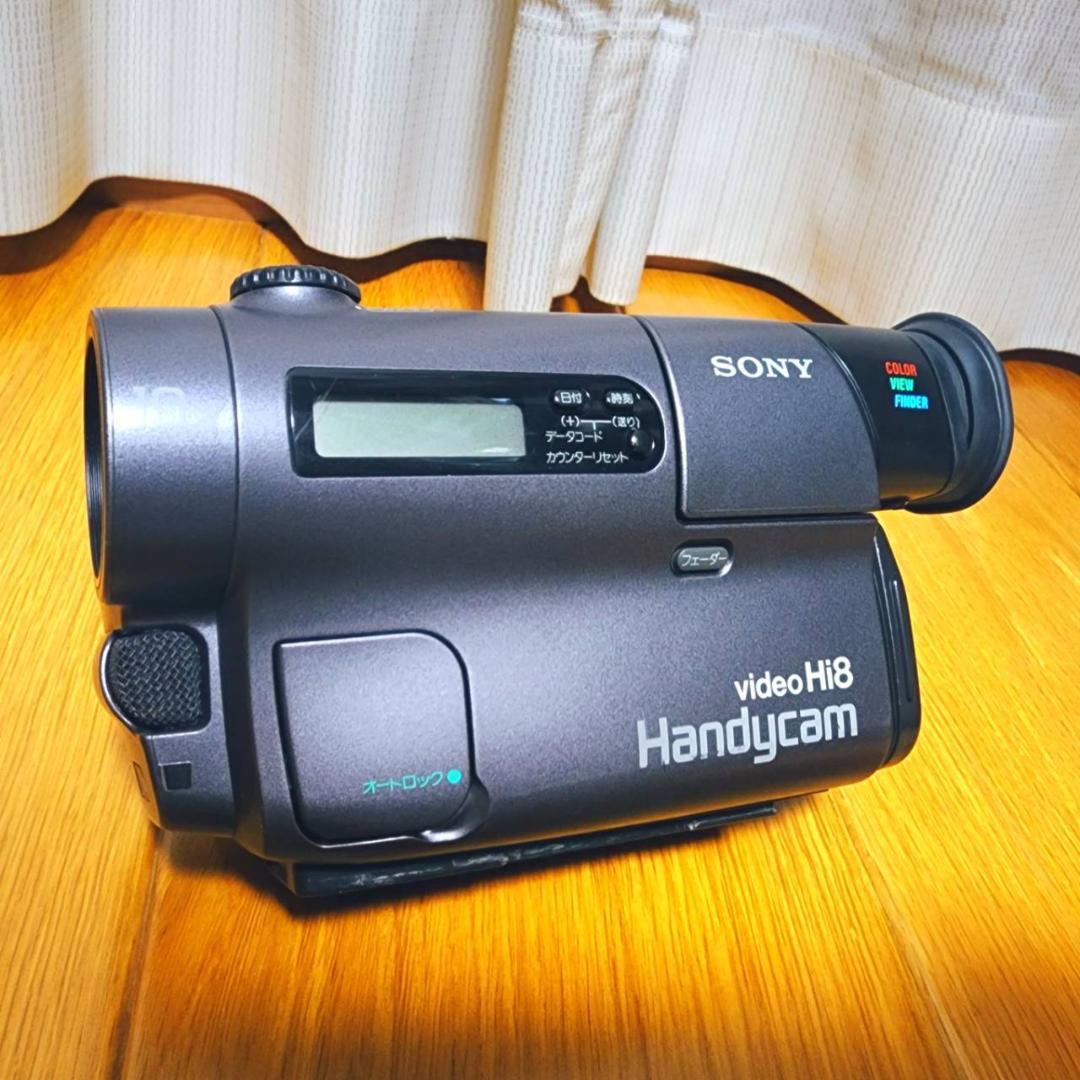 【動作確認済】 SONY Hi8 高画質 ビデオカメラ CCD-TR3 セット
