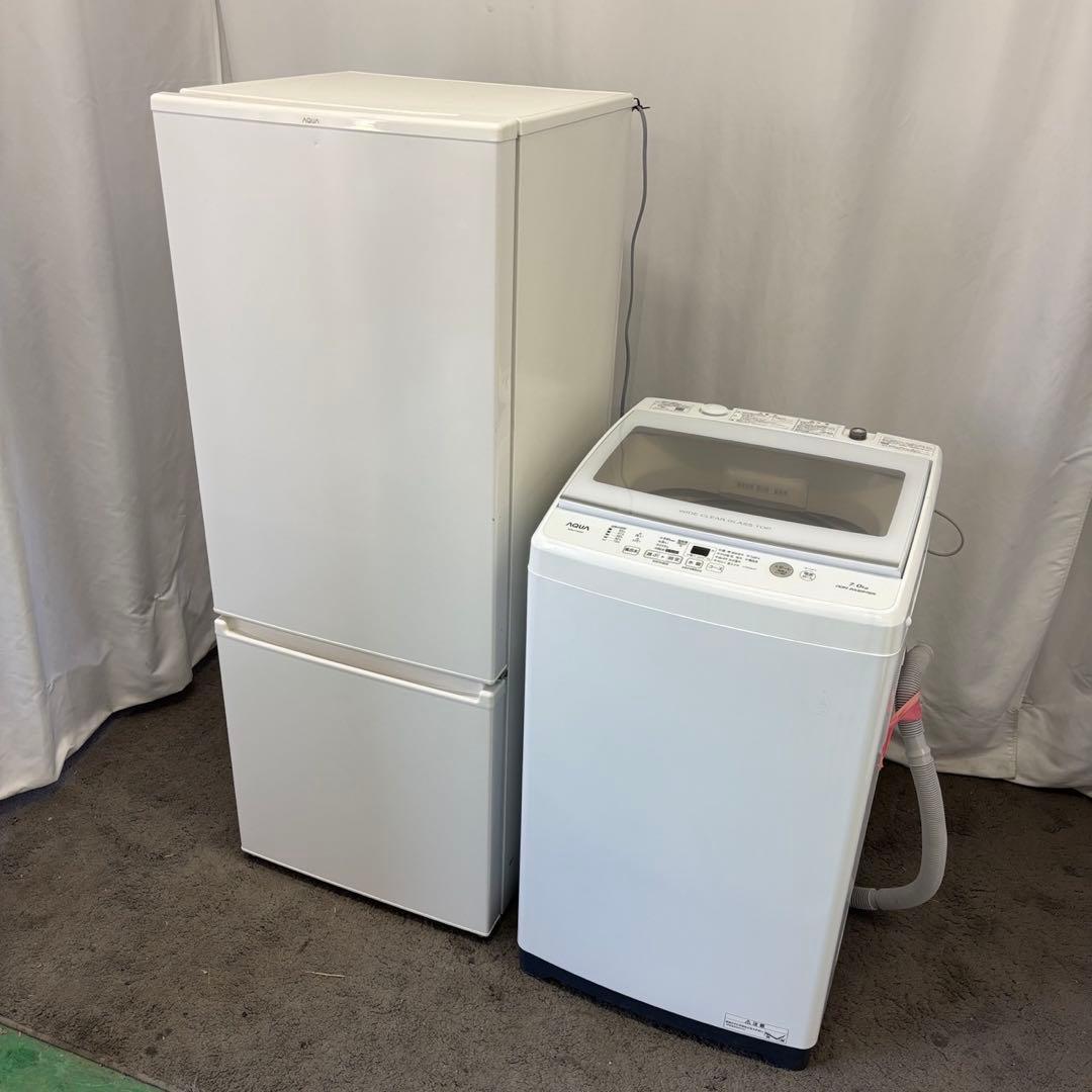 190　洗濯機　冷蔵庫　一人暮らし　7キロ　家電セット　設置無料　安い‼️