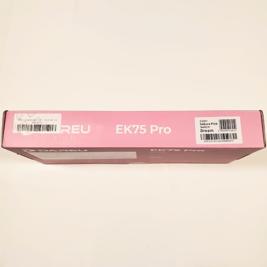 DAREU EK75PRO メカニカルキーボード 無線 桜/ピンク 技適認証取得