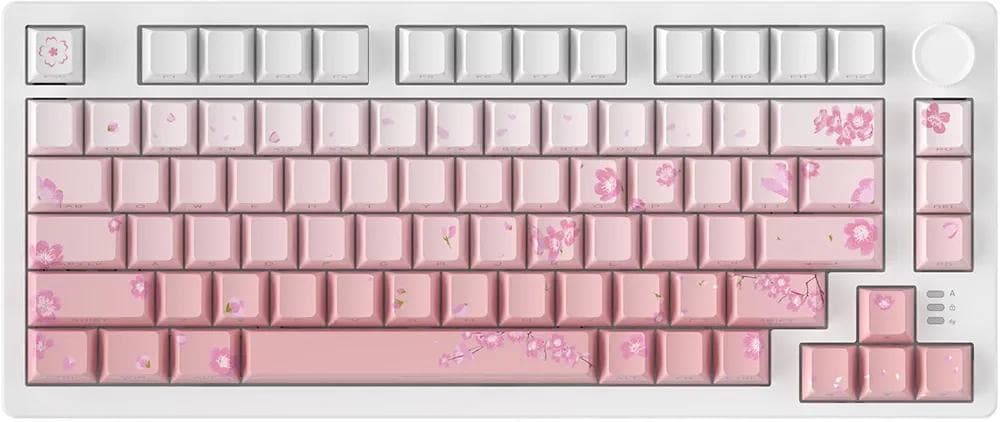 DAREU EK75PRO メカニカルキーボード 無線 桜/ピンク 技適認証取得