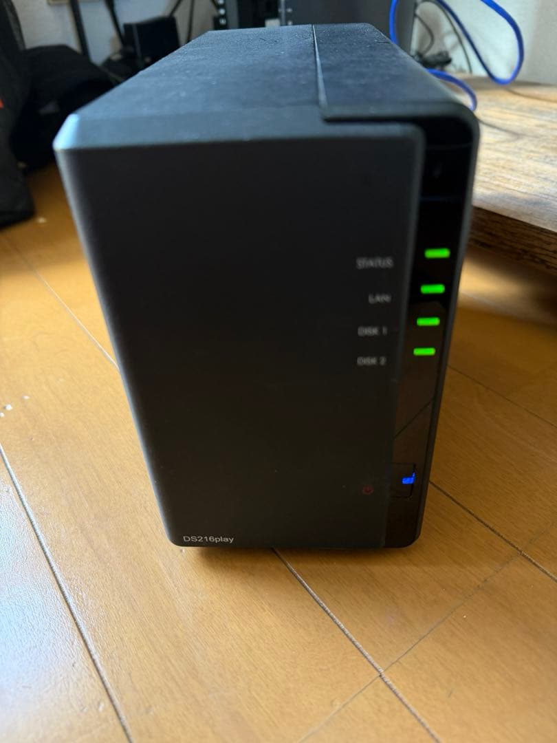 外付けハードディスク・ドライブ Synology NAS DS216play + 2 x 2 TB HDD