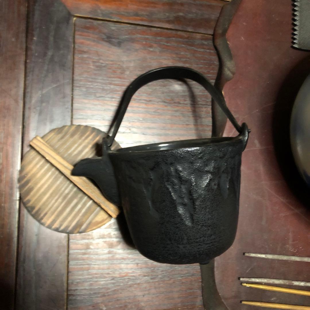 【最終】火鉢セット 炭 火箸 灰ならし 酒器 五徳