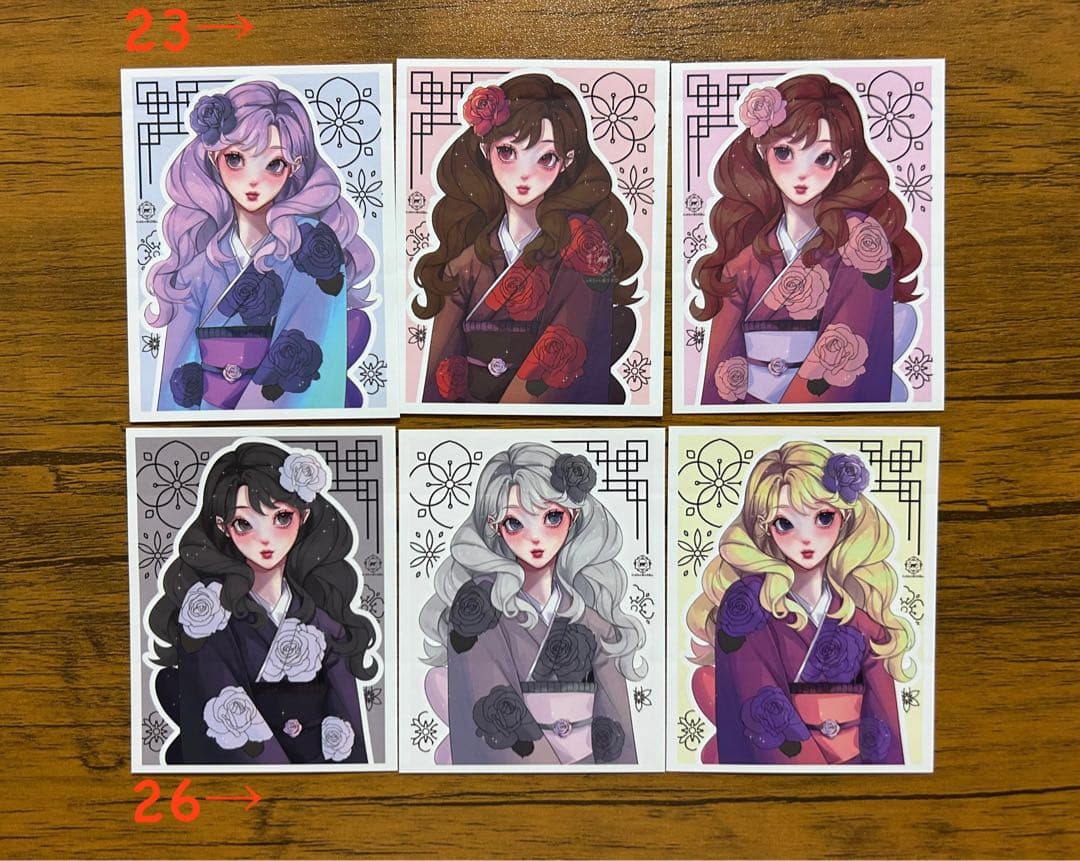 人物ステッカー　にゃあちゃんの文具屋さん　③