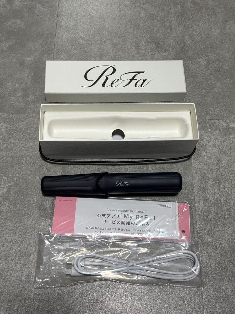 ReFa リファ フィンガーアイロンST ブラック コードレスアイロン