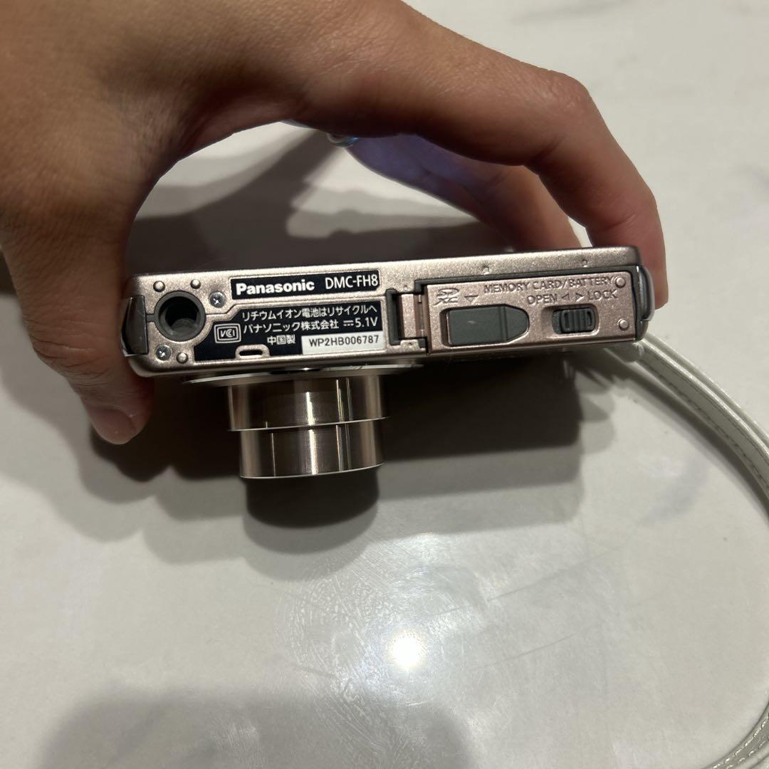 極美品 Panasonic LUMIX DMC-FH8 デジカメ ピンクゴールド