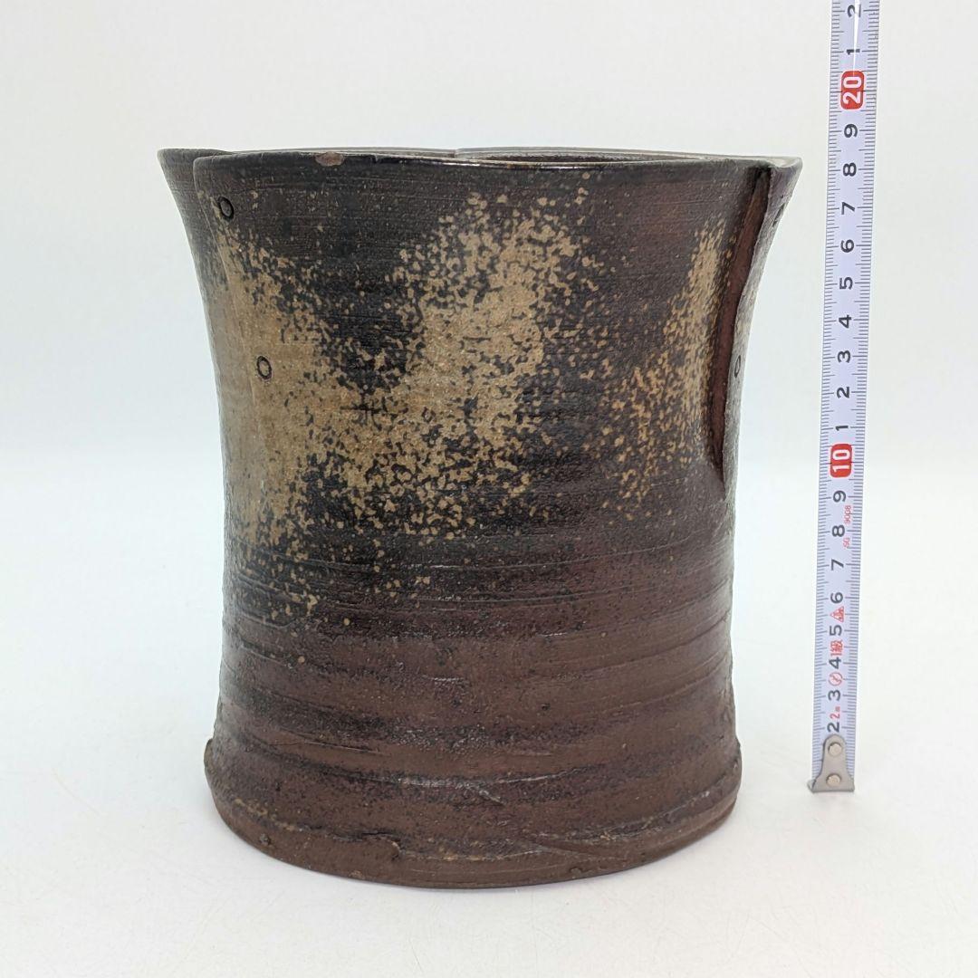 陶正園 備前焼 花器 花生 花入 花瓶 フラワーベース フラワースタンド 茶道具