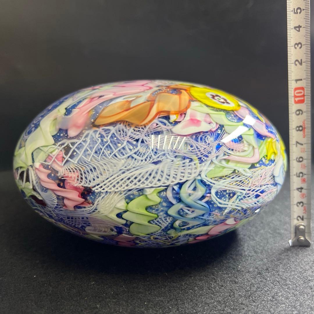 ムラーノガラス置物　幅約19㎝　東Y8-0226☆1Fタサニ