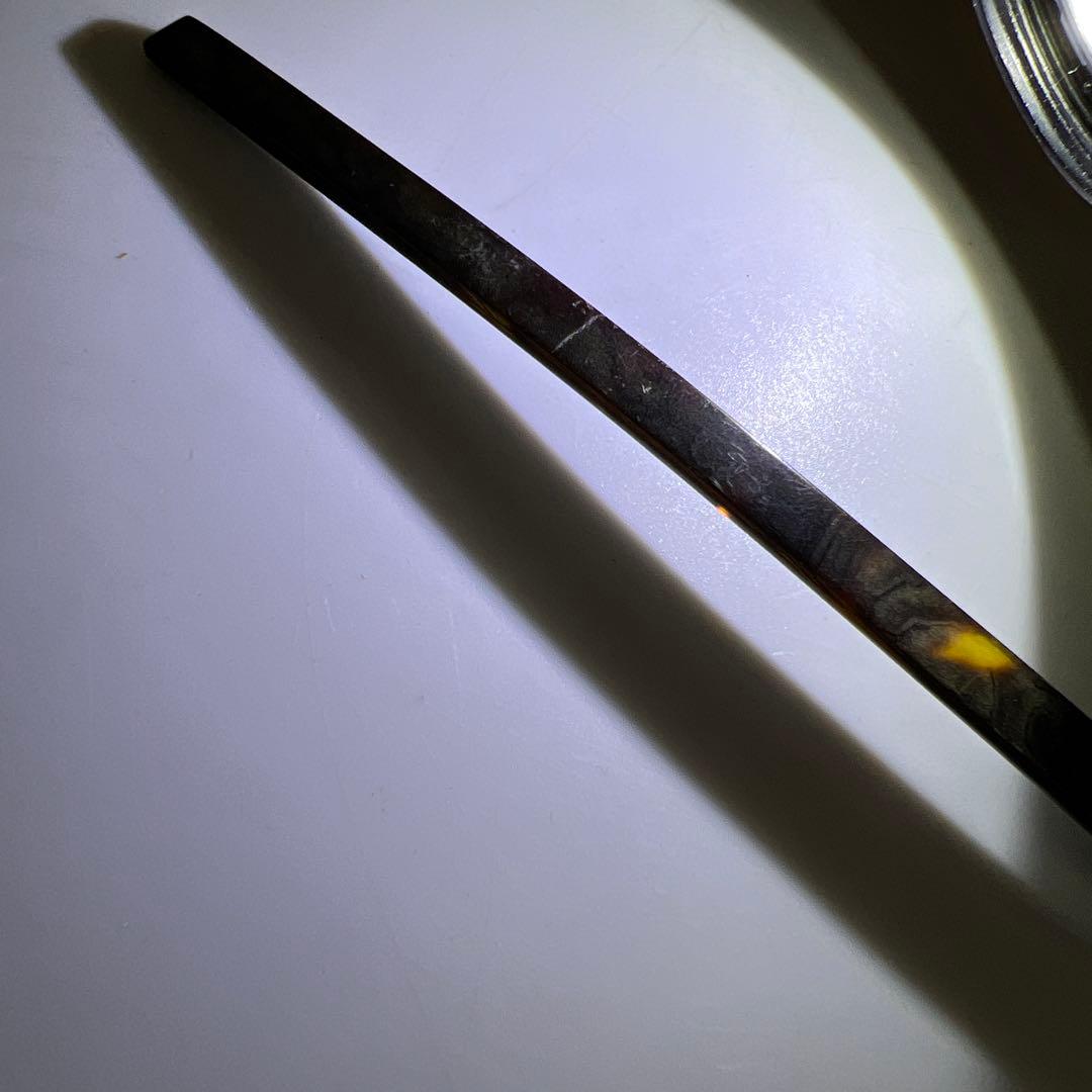 本鼈甲　茶杓　4g 東Y8-0402☆2Fタサオサ